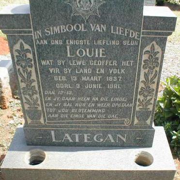 LATEGAN Louie 1937-1981