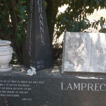 LAMPRECHT Christiaan Johannes 1933-1975