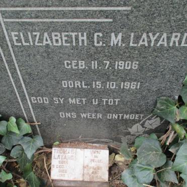 LAYARD Thomas 1897-1979 &amp; Elizabeth C.M. 1906-1961
