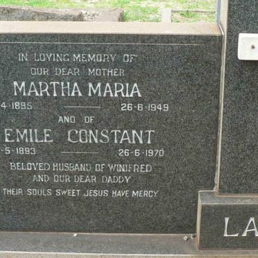 LARIDON Emile Constant 1893-1970 :: LARIDON Martha Maria 1895-1949