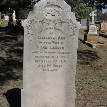 LADNER Elizabeth Ann -1914