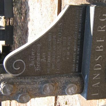 LANDSBERG Lodewickus Jacobus 1930-1976