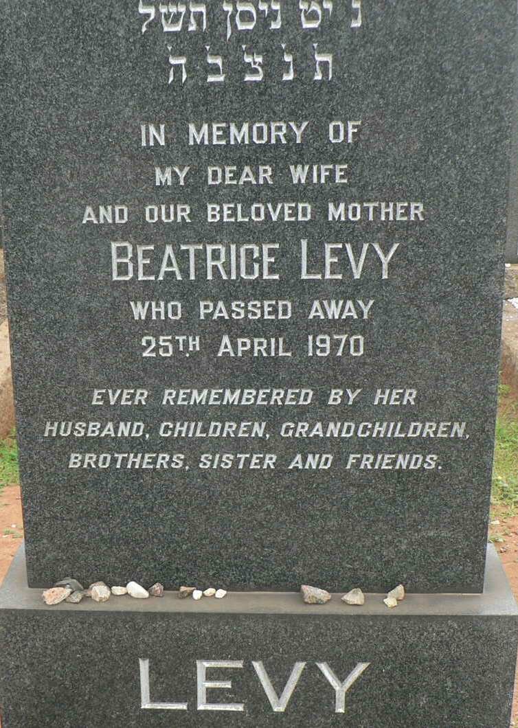LEVY Beatrice -1970