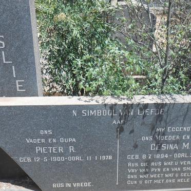 LESLIE Pieter R. 1900-1978 &amp; Gesina M.B. 1894-1967