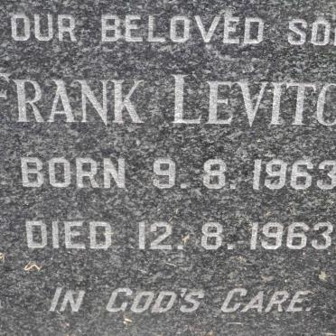 LEVITON Frank 1963-1963