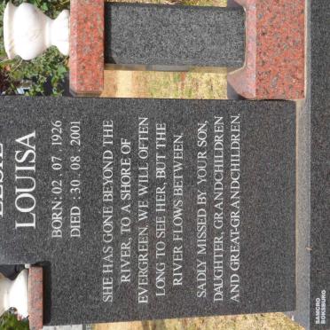 LEMMETJIES Elsie Louisa 1926-2001