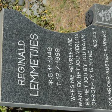 LEMMETJIES Reginald 1949-1999