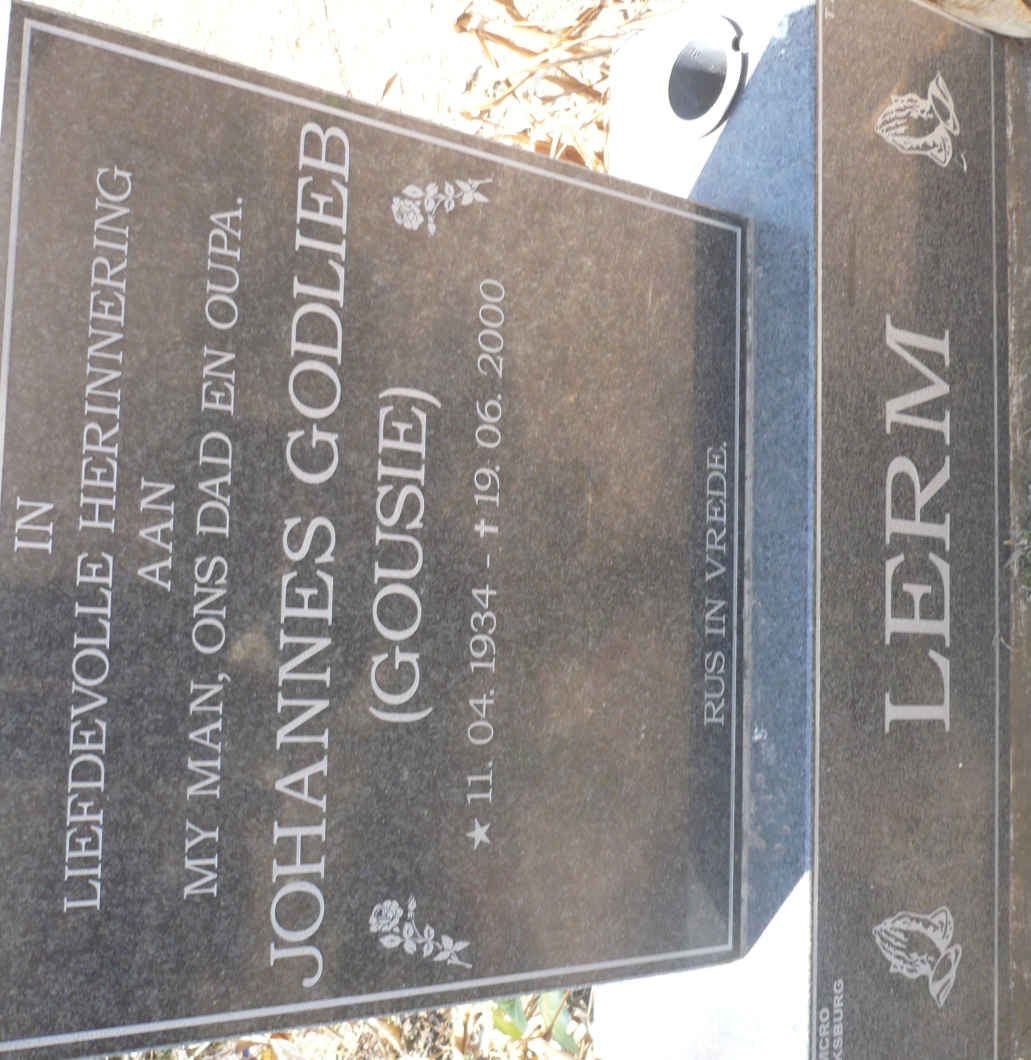 LERM Johannes Godlieb 1934-2000