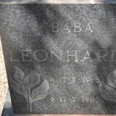 LEONHARDT Baba 1985-1985