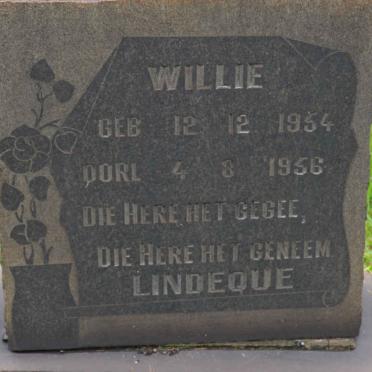 LINDEQUE Willie 1954-1956