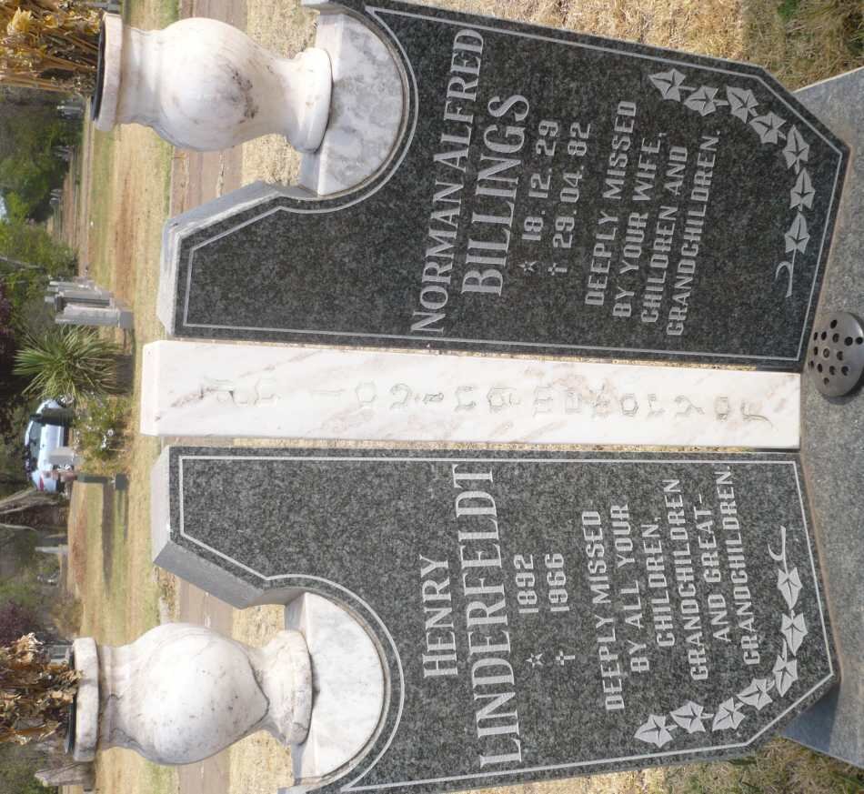 LINDERFELDT Henry 1892-1966 :: BILLINGS Norman Alfred 1929-1982