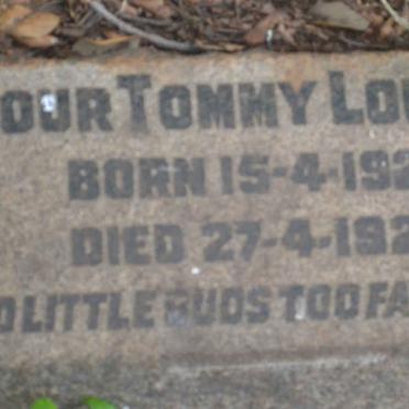 LOURENS Tommy 1928-1928