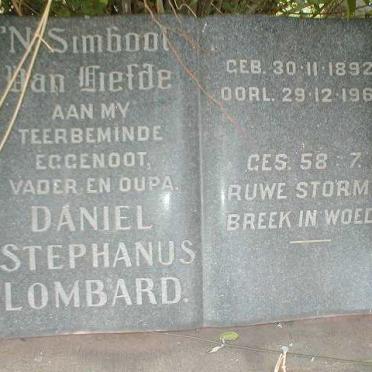 LOMBARD Daniel Stephanus 1892-1961