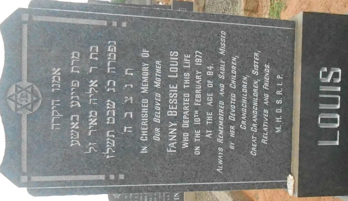 LOUIS Fanny Bessie -1977