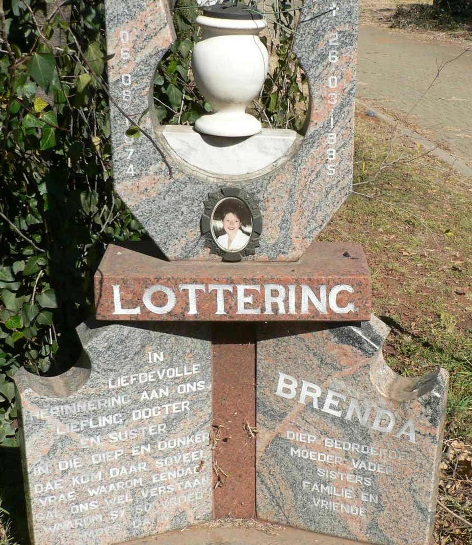 LOTTERING Brenda 1974-1995