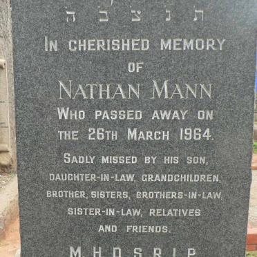 MANN Nathan -1964