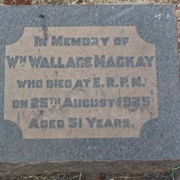 MACKAY William Wallace -1925