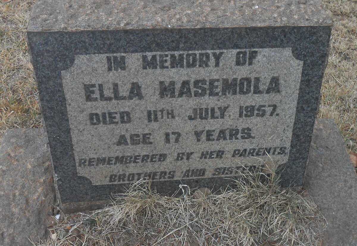 MASEMOLA Ella -1957