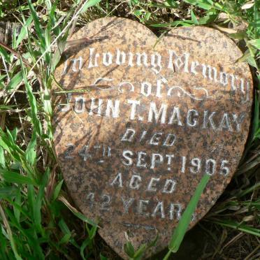 MACKAY John T. -1905