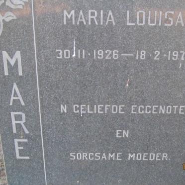 MARÉ Maria Louisa 1926-1972