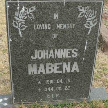 MABENA Johannes 1910-1944