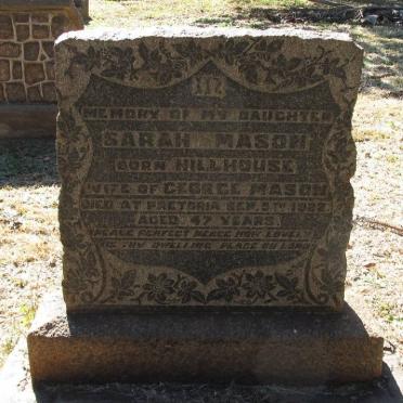 MASON Sarah nee HILLHOUSE -1922