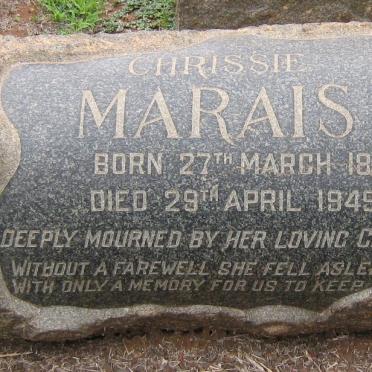 MARAIS Chrissie 1881-1949