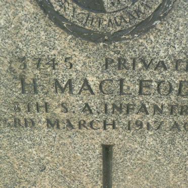 MacLEOD H. -1917