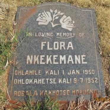 MABOTE Flora Nkekemane 1950-1952 