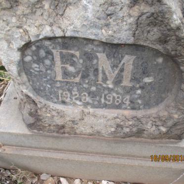 MARE B.J. 1919- &amp; E.M. 1923-1984