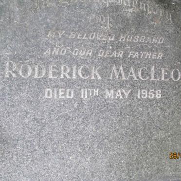 MACLEOD Roderick -1956