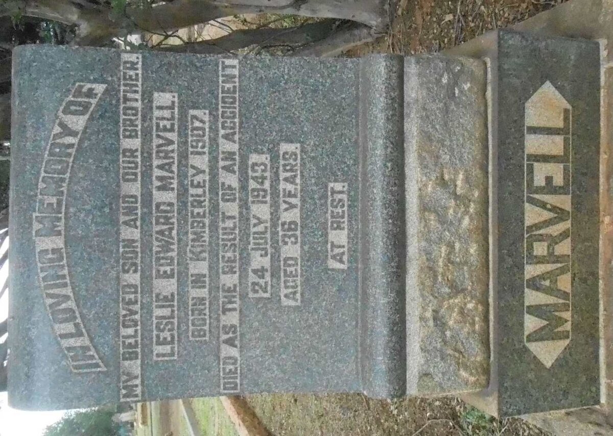 MARVELL Leslie Edward 1907-1943