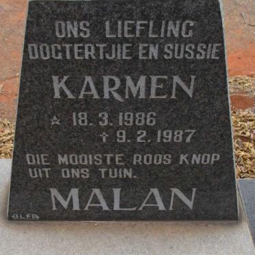 MALAN Karmen 1986-1987