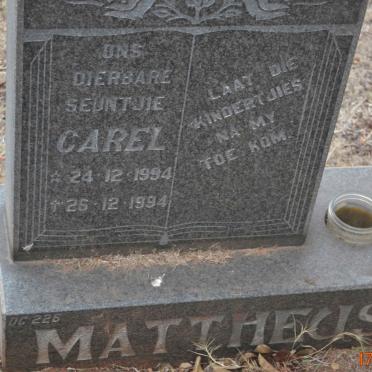 MATTHEUS Carel 1994-1994