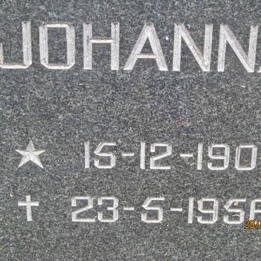 McDONALD Johanna 1901-1956