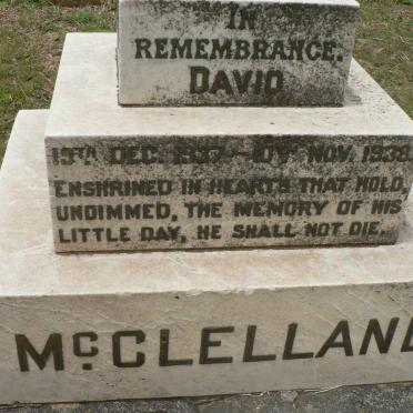 McCLELLAND David 1937-1938