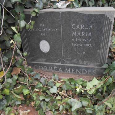 MENDES Carla Maria Correa 1959-1982