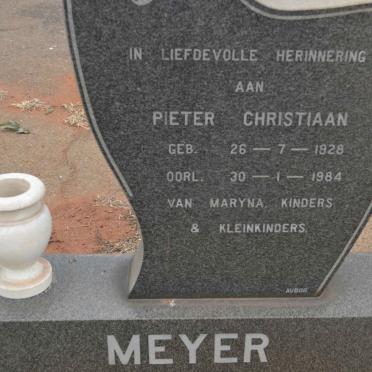 MEYER Pieter Christiaan 1928-1984