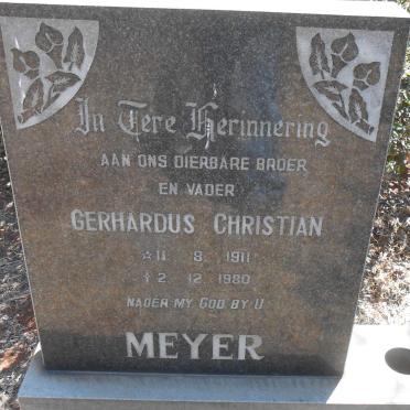 MEYER Gerhardus Christian 1911-1980