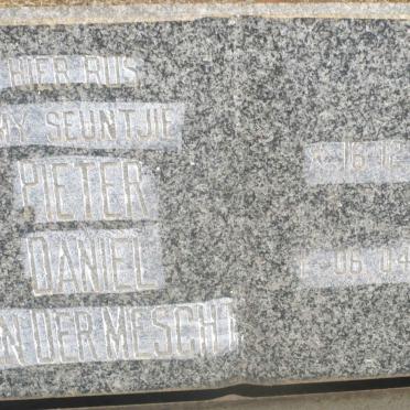 MESCHT Pieter Daniel, van der 1969-1970