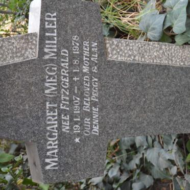 MILLAR Margaret nee FITZGERALD 1907-1978