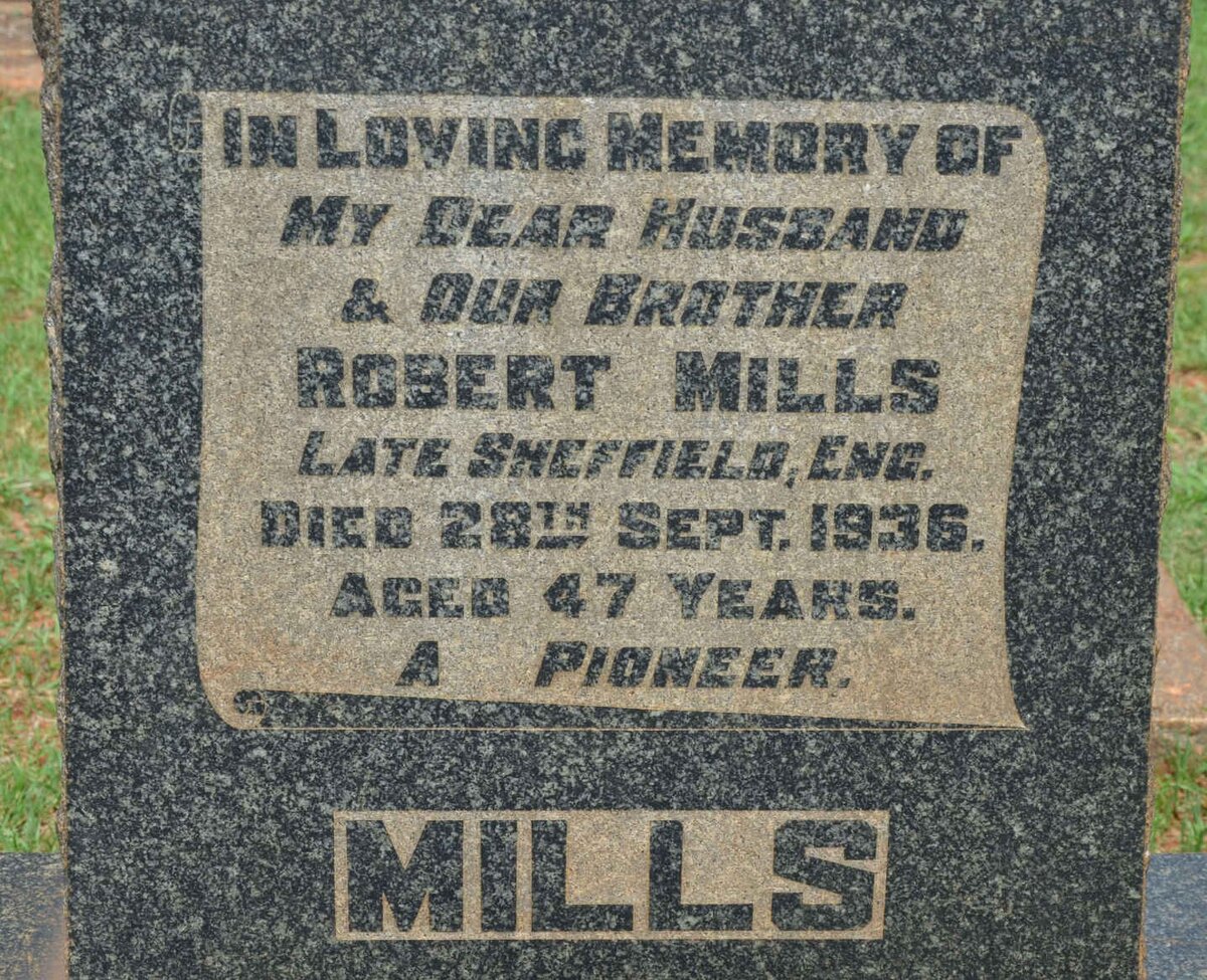 MILLS Robert -1936