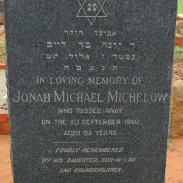 MICHELOW Jonah Michael -1940