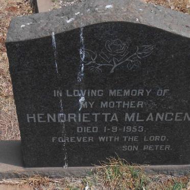 MLANCENI Hendrietta -1953