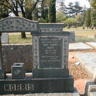 MORRIS David Johannes 1914-1951