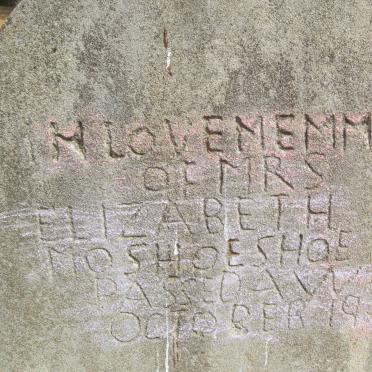 MOSHOESHOE Elizabeth -1945