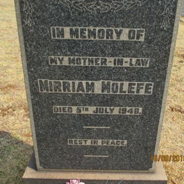 MOLEFE Mirriam -1948