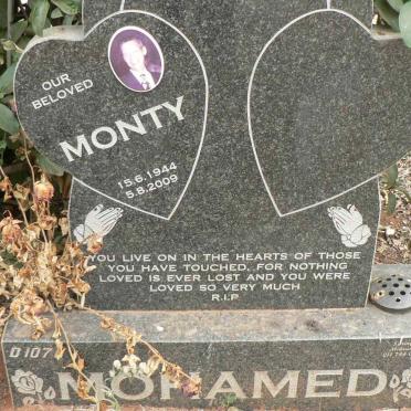 MOHAMED Monty 1944-2009