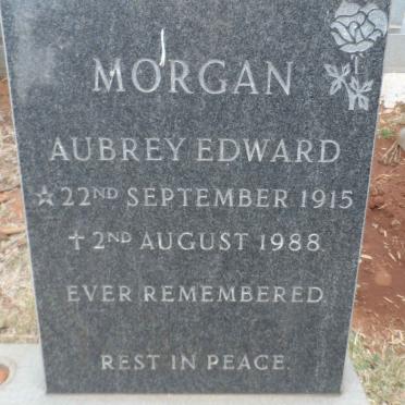MORGAN Aubrey Edward 1915-1988
