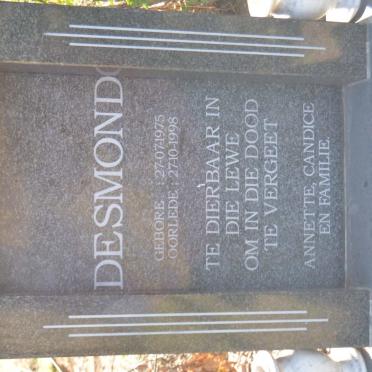 MORGAN Desmond 1975-1998